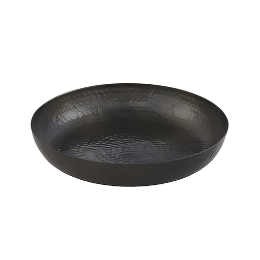 Seafood Tray Small, Black Hammered Aluminium