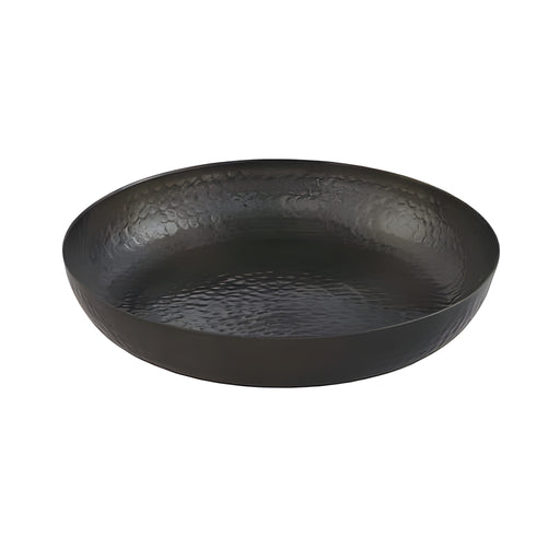 Seafood Tray Large, Black Hammered Aluminium