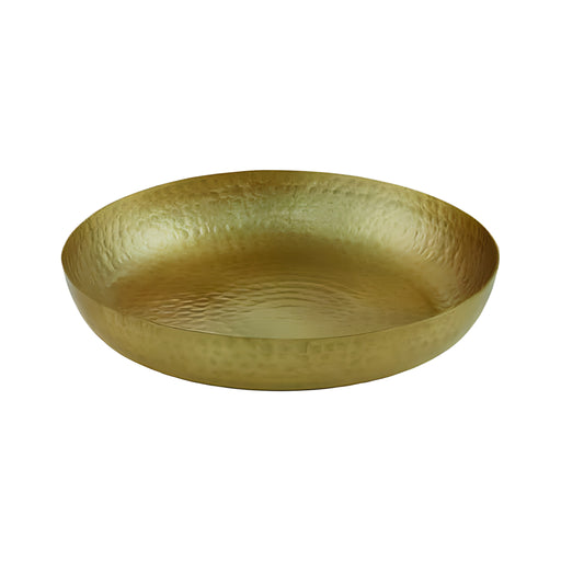 Seafood Tray Large, Gold Hammered Aluminium