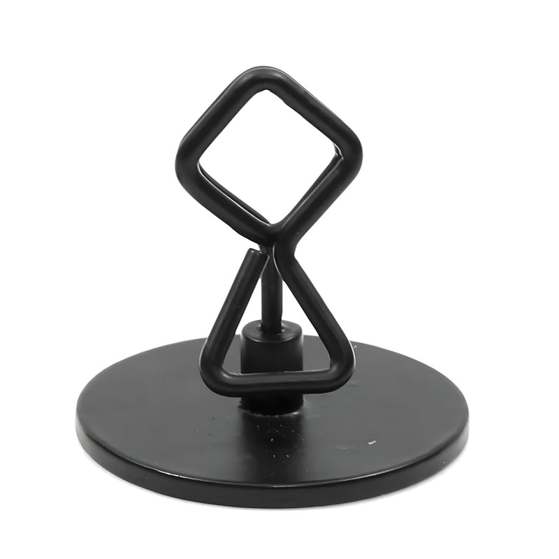 Table Number Stand with Clip, Black L5xW5xH5cm