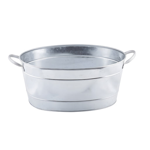 Galvanized Oval Beverage Tub 5.5 Gallon L58xW37xH24cm