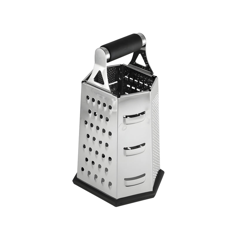 6-Sided Box Grater L14xW18xH24cm, Stainless Steel