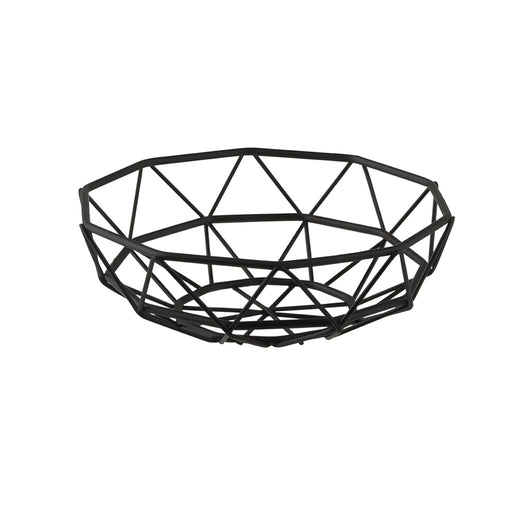 Delta Round Basket, Black Large