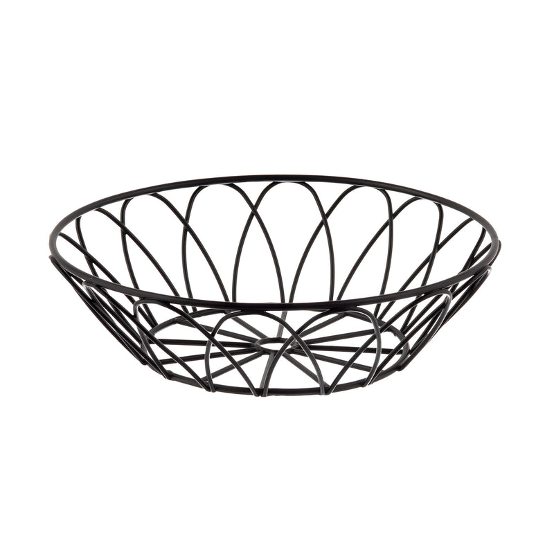 Petal Round Basket Large, Metal