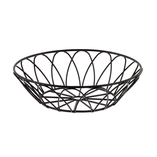 Petal Round Basket Small, Metal