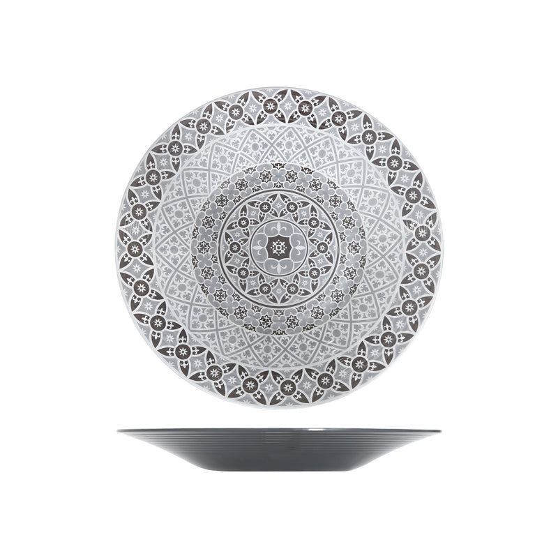 Moroccan Marrakesh Bowl Large, Light Gray