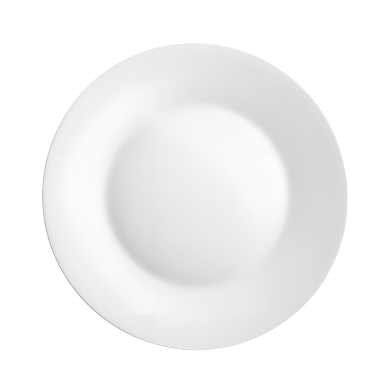 Essence Dinner Plate, White Opal