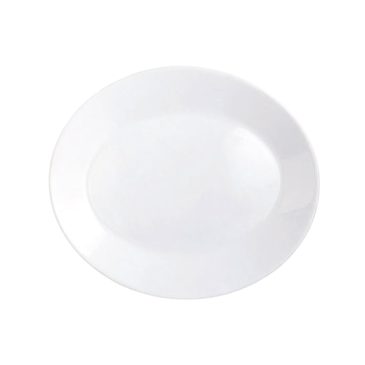Essence Oval Plate, White Opal