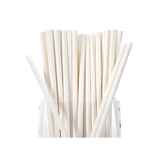 Paper Straws White (Pack of 250)