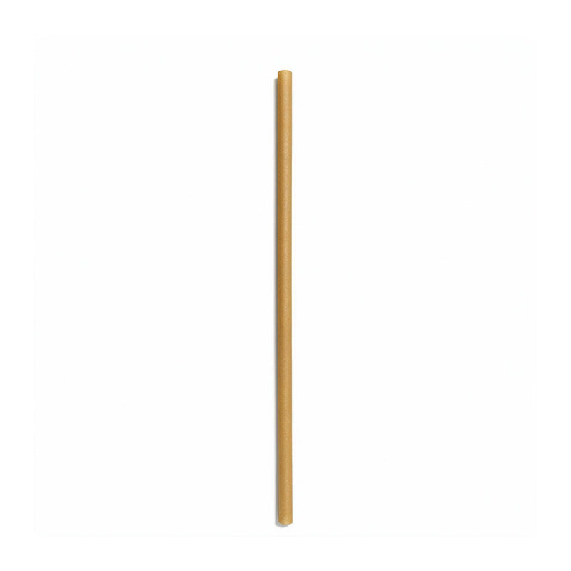 Soft Drink Straw, Beige Biodegradable (Pack of 500)