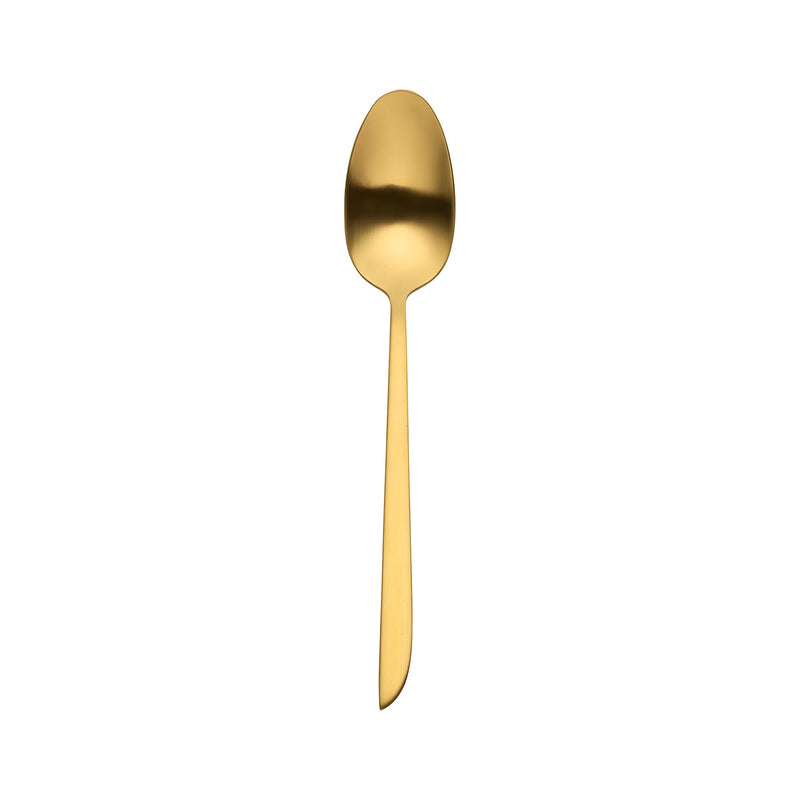 Orca Coffee Spoon, Matte Gold
