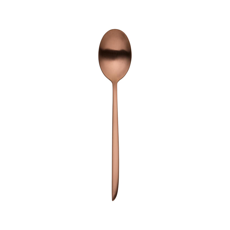 Orca Dessert Spoon, Matte Copper