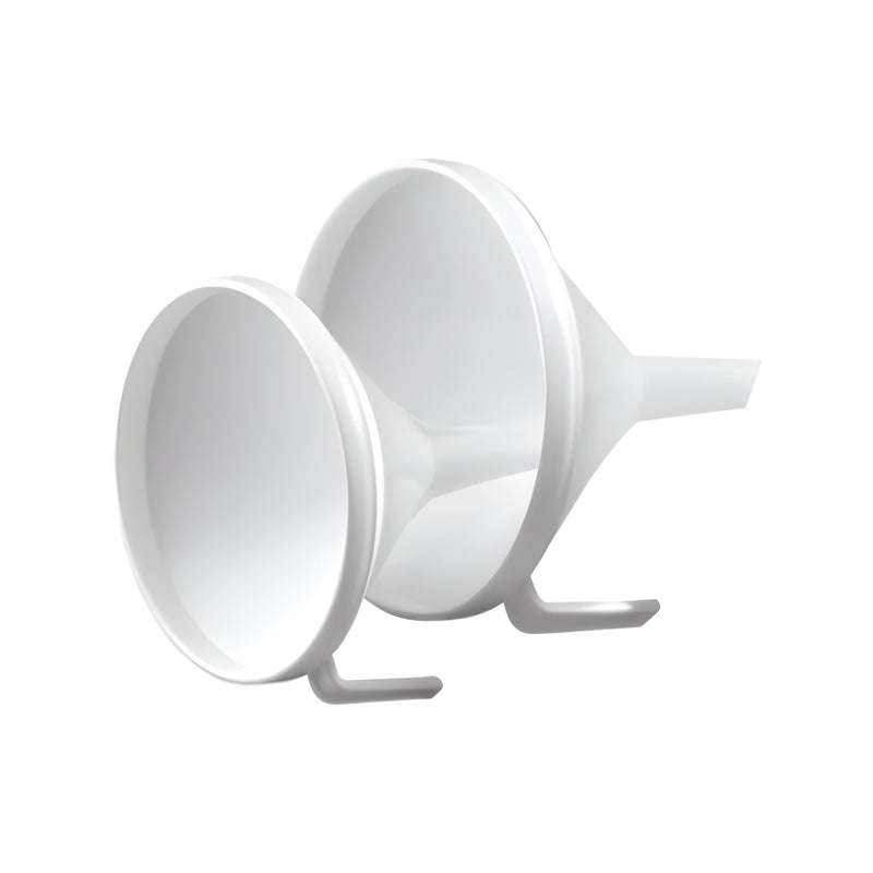 Funnel Small, White Polypropylene