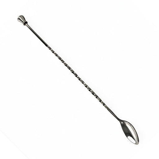 Mixing Spoon, Twisted Handle, Stainless Steel