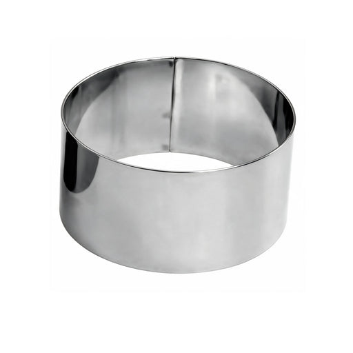 Round Cake Ring 6xH3cm, Stainless Steel