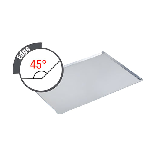 GN 1/1 Aluminium Baking Sheet 45°, Non-Perforated
