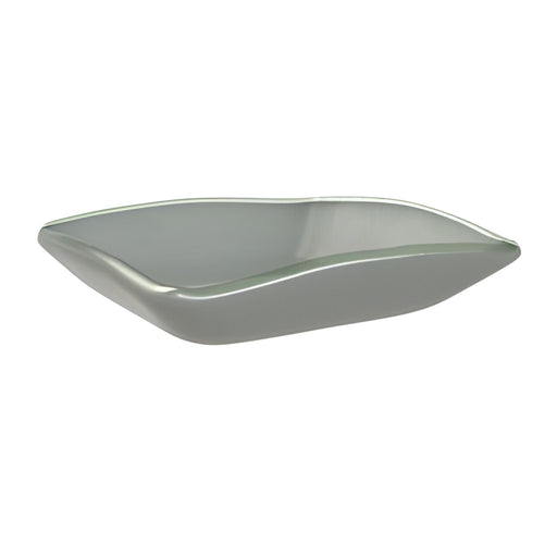 Square Appetizer Bowl with Raised Edge, Coal