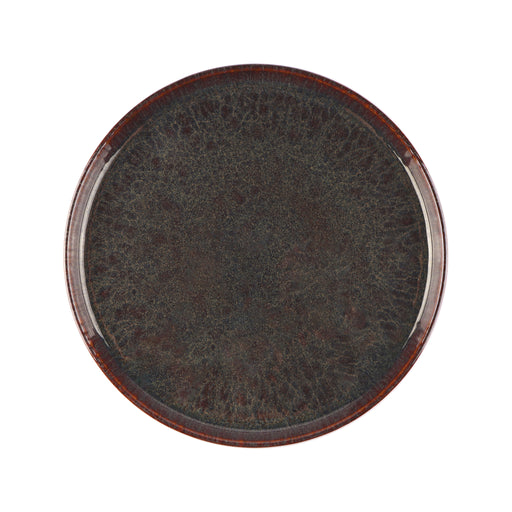 Amber Flat Plate, Stoneware
