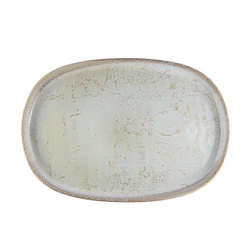 Sand Oval Plate, Stoneware