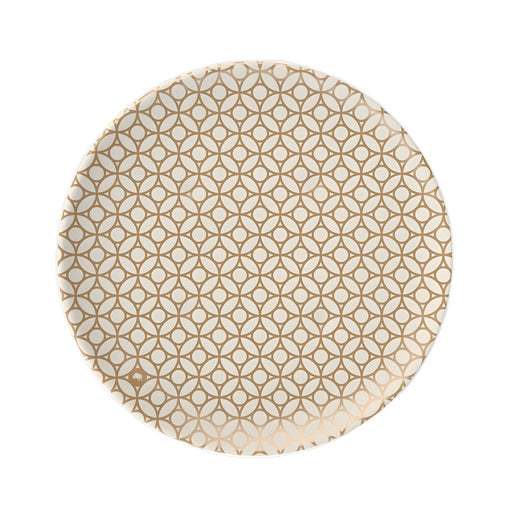 Arabesque Coupe Plate, Birch White Large