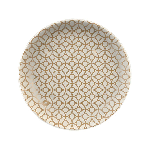 Arabesque Coupe Plate, Birch White Small