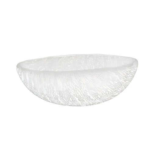 Salad Bowl, Crackled Milk White