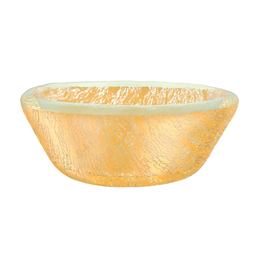 Dessert Cup, Crackled Matte Gold