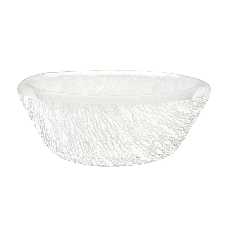 Dessert Cup, Crackled Milk White