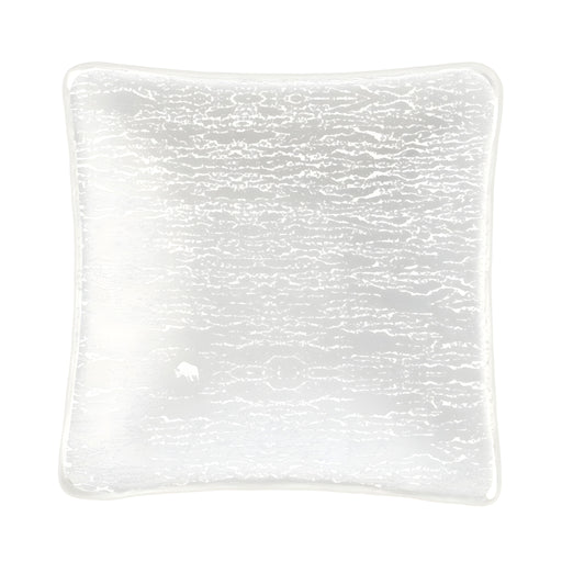 Mini Square Appetizer Plate, Milky White L10xW10xH2cm