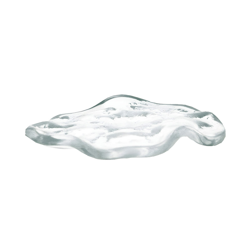 Flower Shaped Mini Plate, Clear Glass
