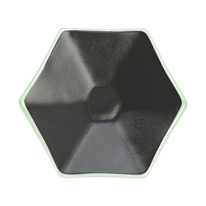 Hexagon Mini Plate, Dark Grey