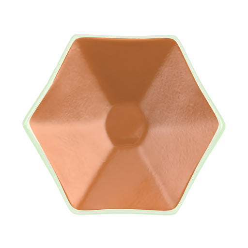 Hexagon Mini Plate, Copper