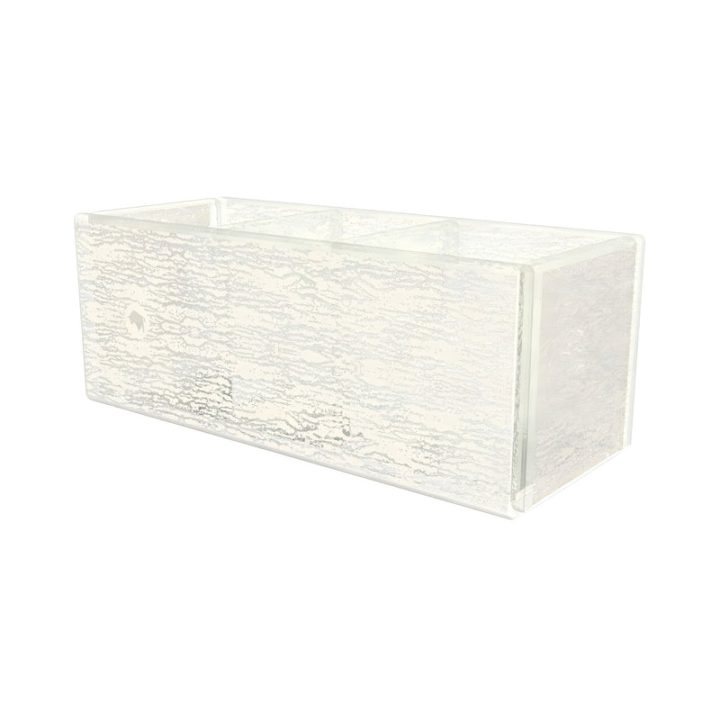 Divided Sugar Pack Holder, Birch White