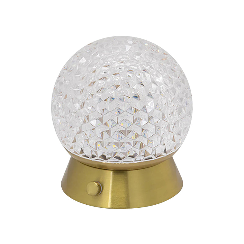 Orb LED Wireless Table Lamp, Gold