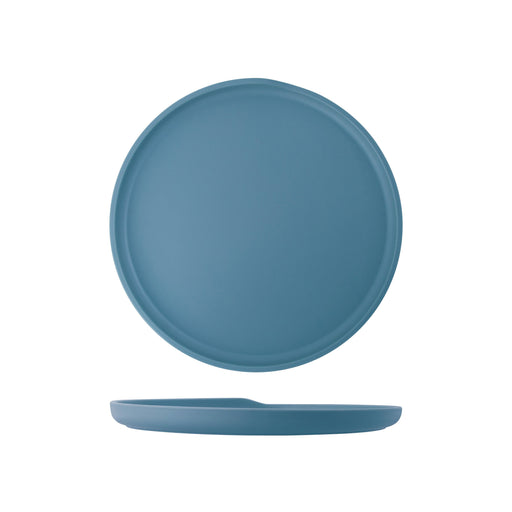 Copenhagen Round Plate Small, Aqua Blue