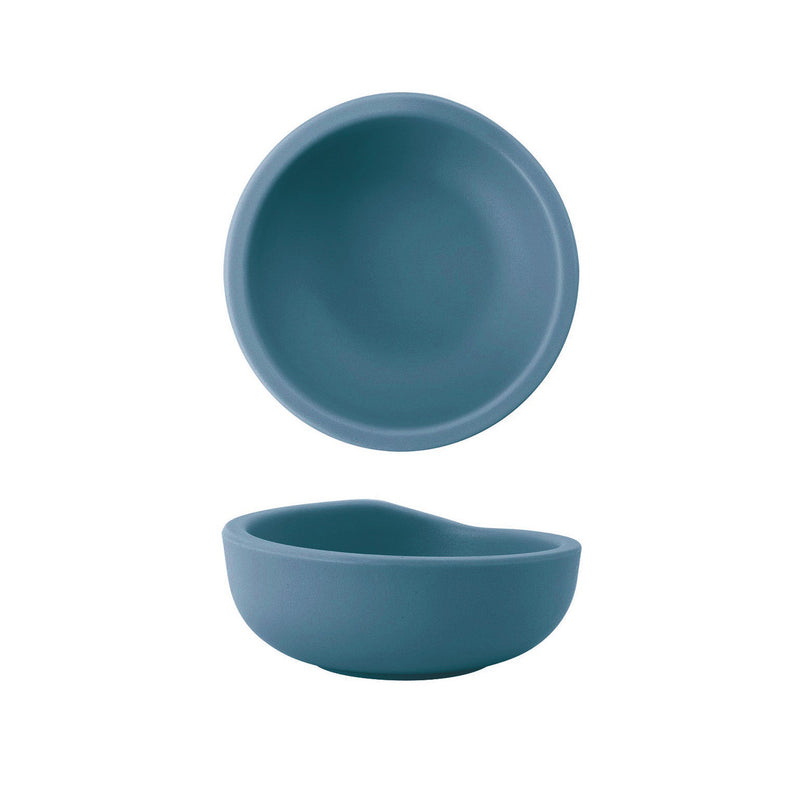 Copenhagen Round Bowl Large, Aqua Blue
