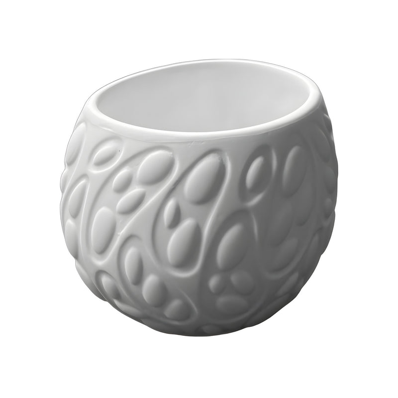 Rex Egg Cup Base, White Matt/Glazed