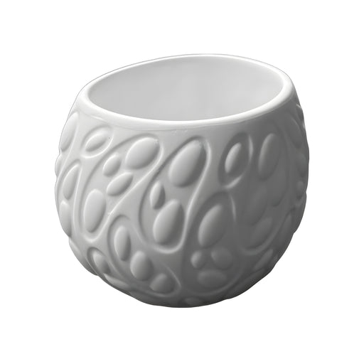 Rex Egg Cup Base, White Matt/Glazed
