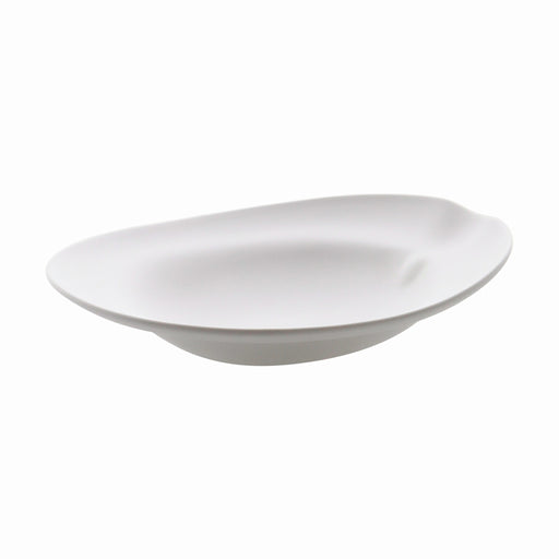 Shell Deep Plate, White Matt