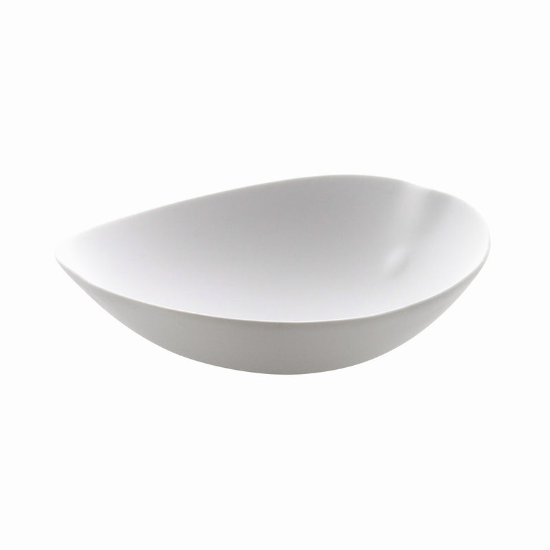 Shell Salad Bowl, White Matt