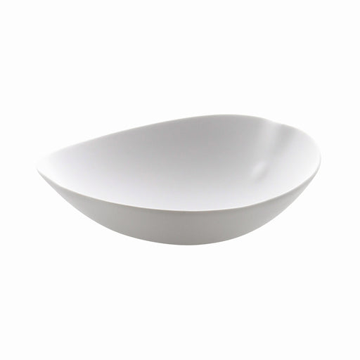 Shell Salad Bowl, White Matt