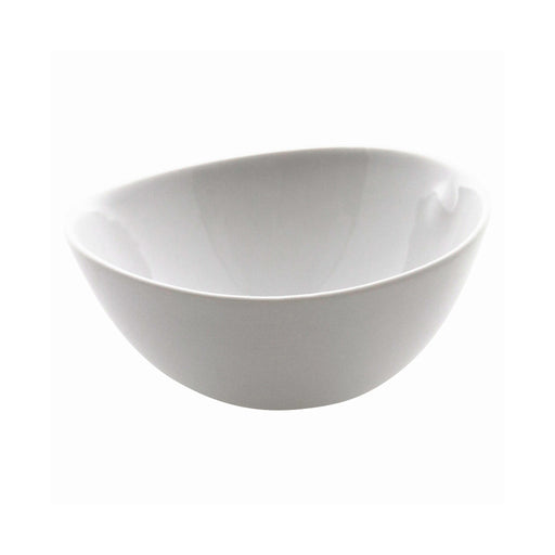 Shell Ice Cream Bowl, White Glazed