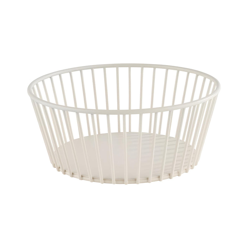 Urban Round Basket, Whisper White