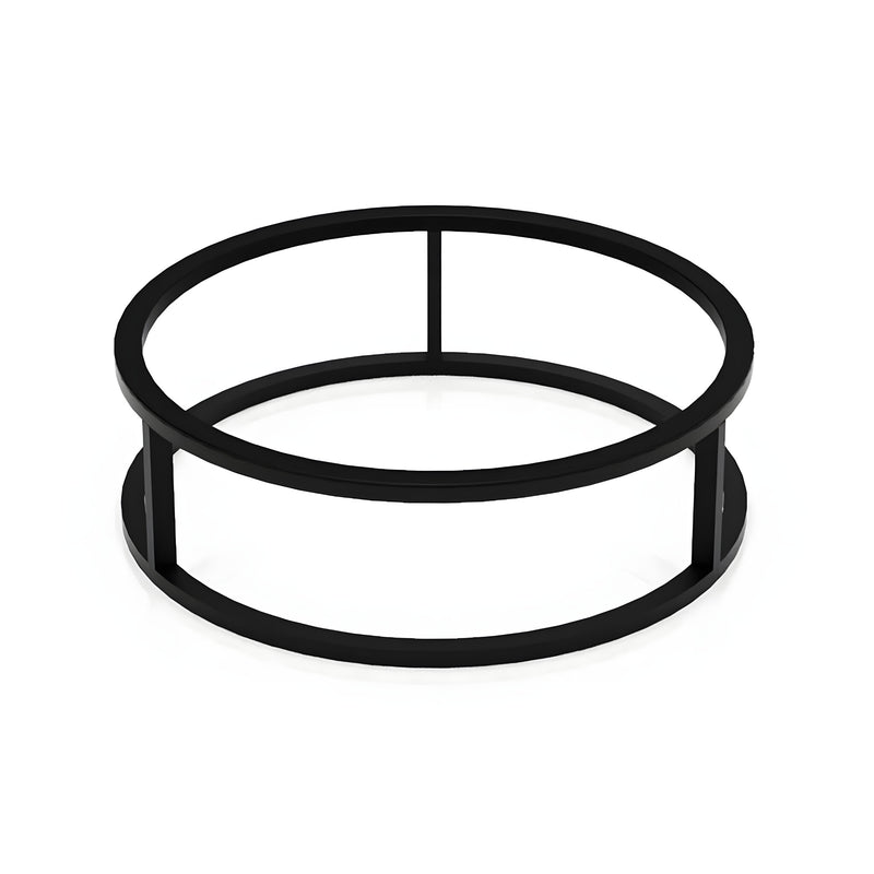 Tilt Round Riser Small, Black Powder-Coated Steel