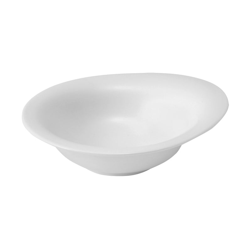 Buffet Slanted Bowl, Porcelain