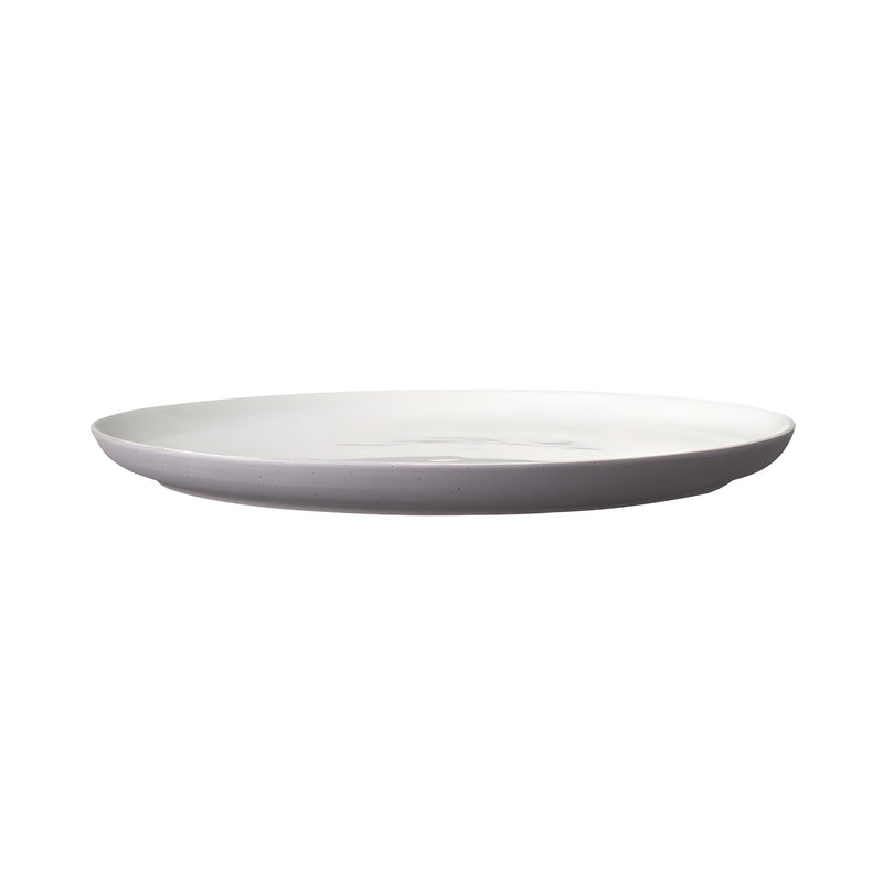 Hamptons Coupe Plate Extra Large, White