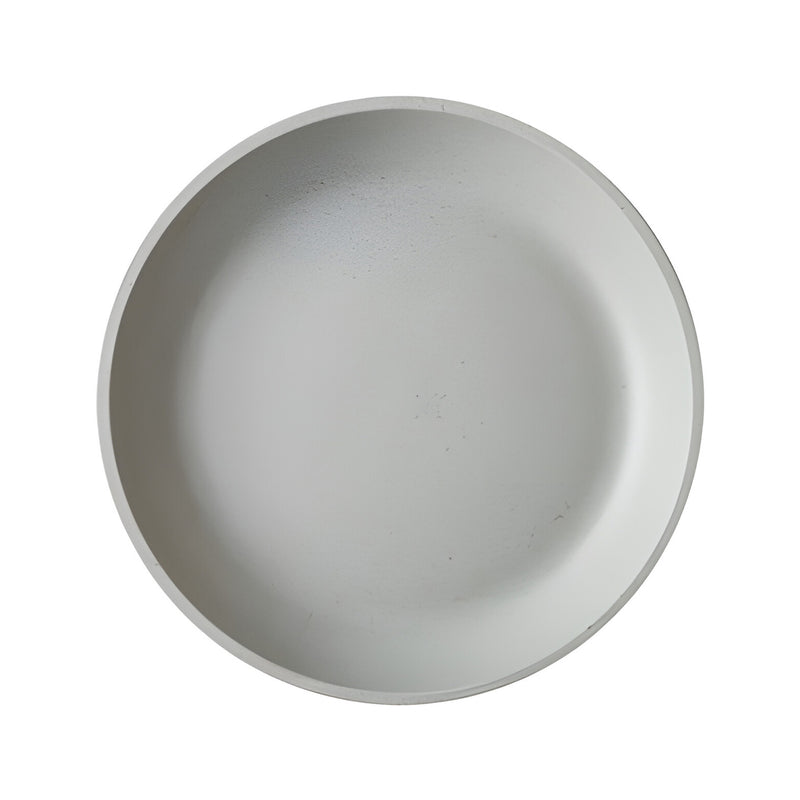 Dune Ash Deep Plate, Porcelain