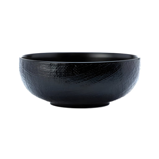 Knit Matt Black Bowl Small