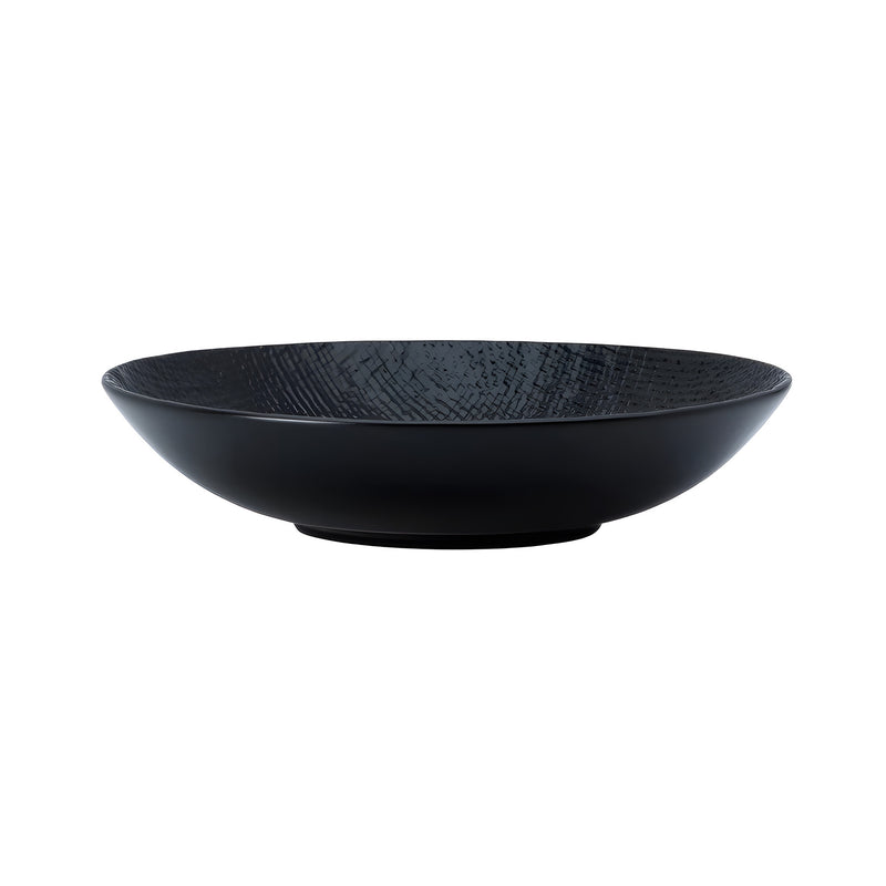 Knit Matt Black Deep Coupe Plate Large