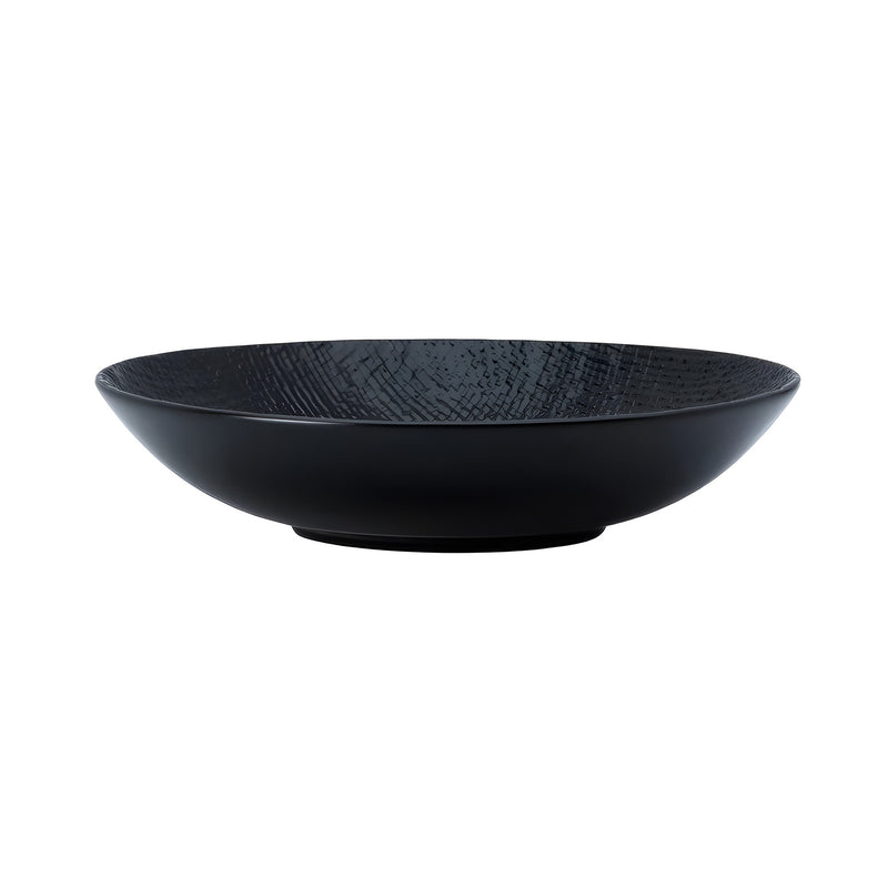 Knit Matt Black Deep Coupe Plate Small